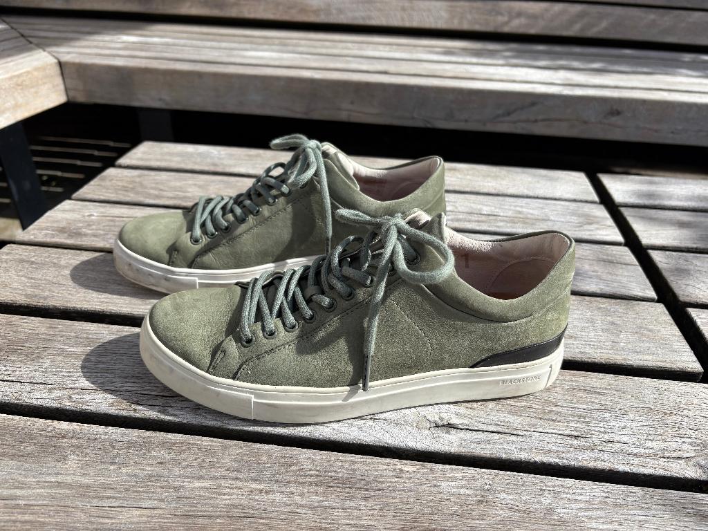 Blackstone groene sneakers maat 41, Blackstone, Overige kleuren, Ophalen of Verzenden, Sneakers of Gympen