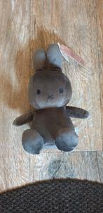 Pluche knuffel Nijntje misty dick bruna velvet antraciet, Ophalen of Verzenden, Nieuw, Konijn