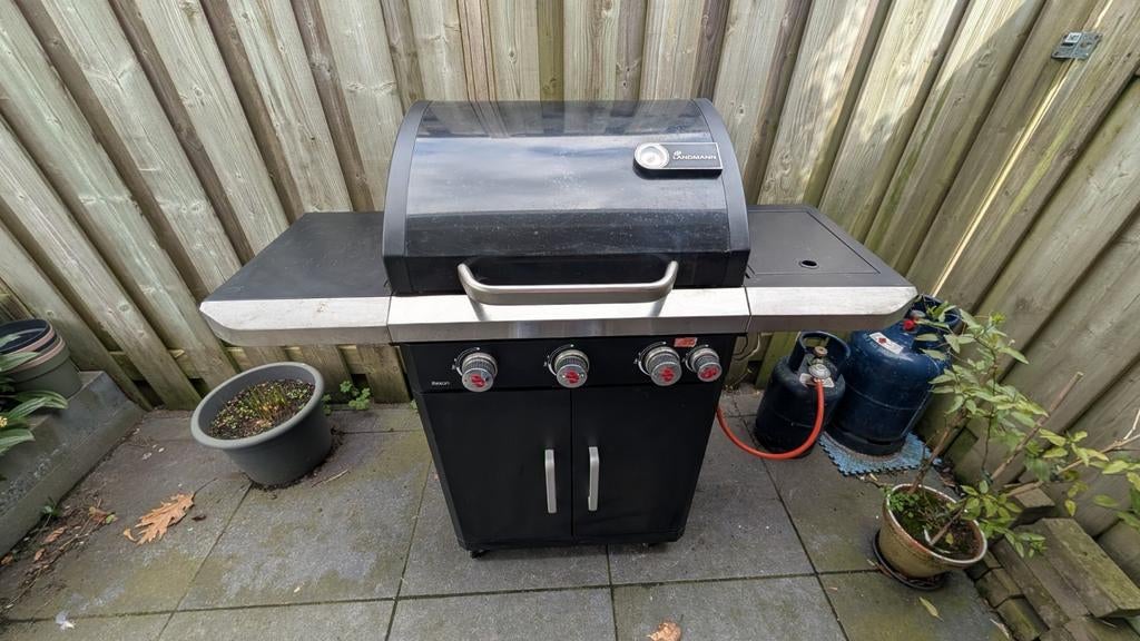 Landman gasbarbecue inc gasflessen, Tuin en Terras, Gasbarbecues, Ophalen