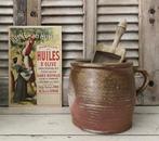 Vintage houten grutters schep uit Frankrijk, Antiek en Kunst, Ophalen of Verzenden