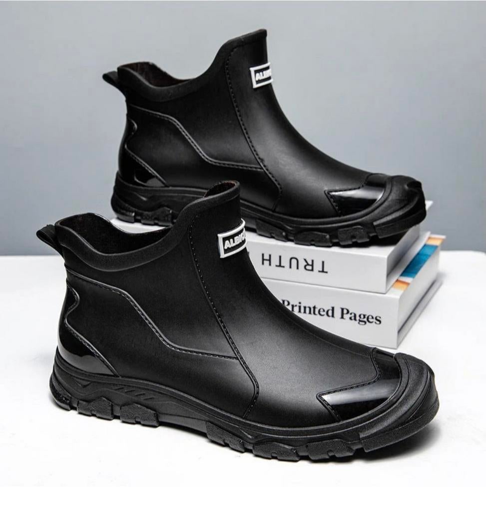 Nieuwe enkel regenlaarzen, maat 43 zwart, Ophalen of Verzenden, Nieuw, Zwart, Regenlaarzen