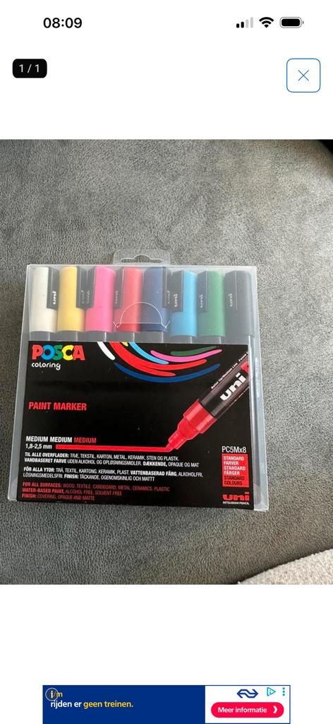 Posca Markers, Ophalen of Verzenden, Nieuw, Overige typen