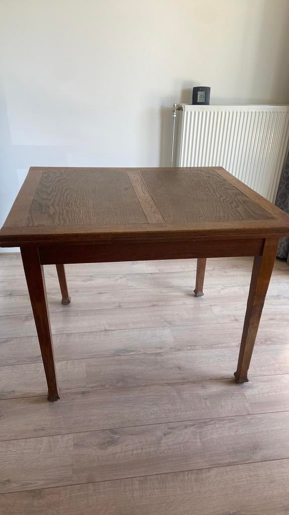 Antieke uitschuifbare keuken tafel, Antiek en Kunst, Ophalen