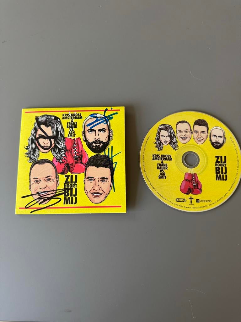 Gesigneerde CD: Kris Kross Amsterdam, Frans Bauer, Jan Smit, Ophalen of Verzenden, Nieuw in verpakking, Pop