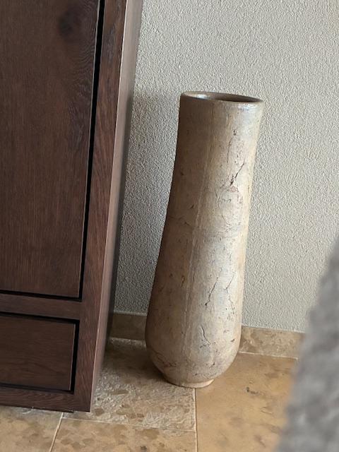 Mooie vintage plantenpot/bloempot, Tuin en Terras, Bloempotten, Rond, Binnen, Zo goed als nieuw, Aardewerk