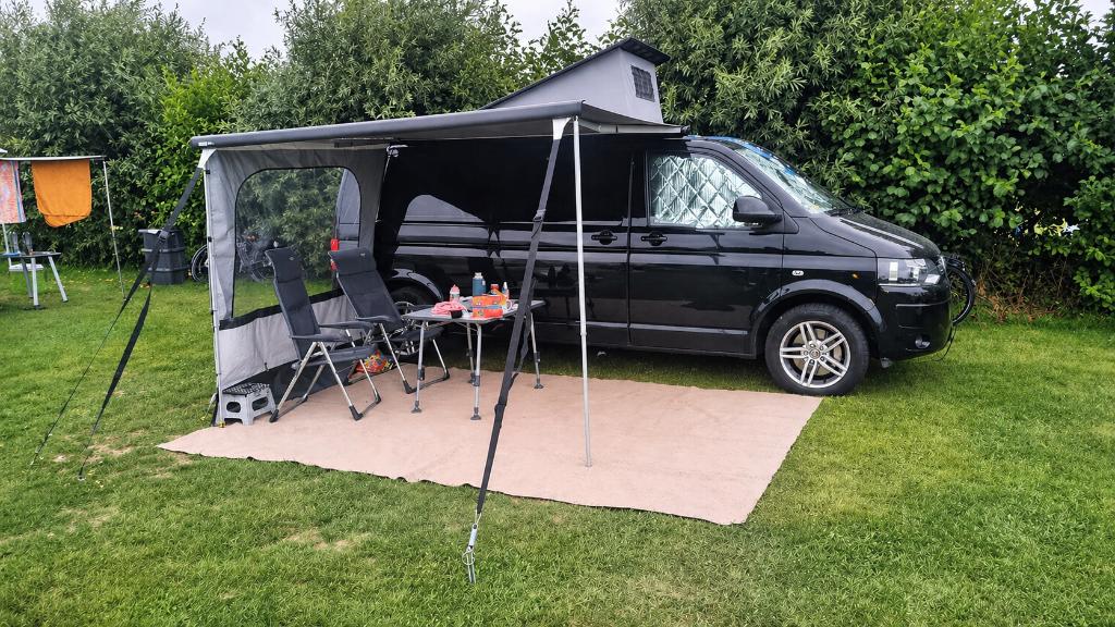 VW T5 2.0 TDI buscamper, 2011 automaat, 199.000 km, Caravans en Kamperen, Automaat, Volkswagen, Tot en met 2, Diesel