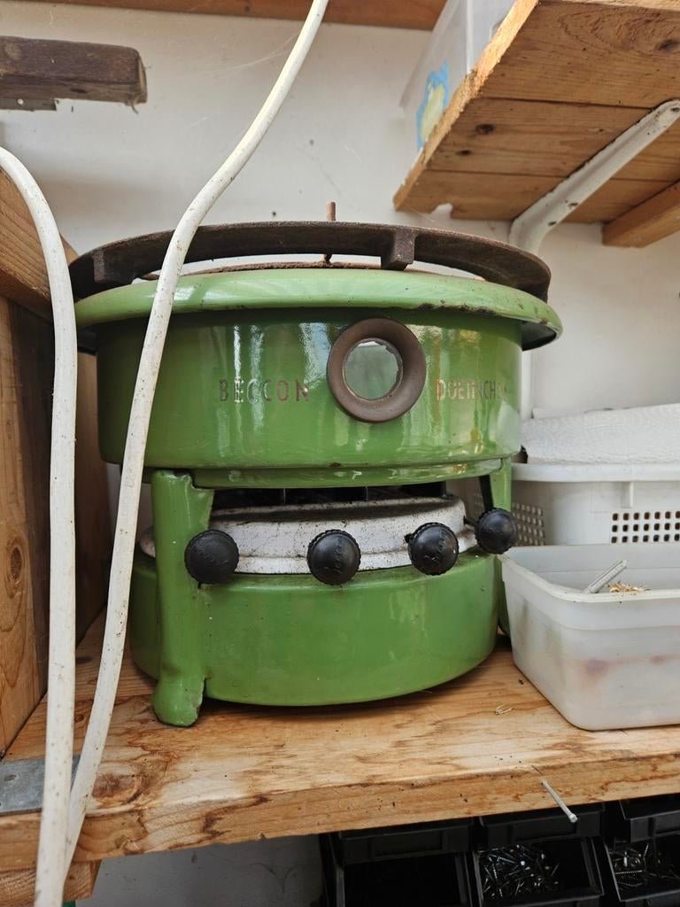 Vintage Beccon 4-pits kooktoestel, Witgoed en Apparatuur, Fornuizen, Ophalen, Gebruikt, Minder dan 85 cm, 4 kookzones