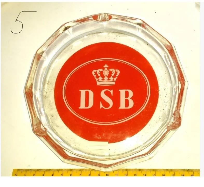 DSB Vintage Verzamelen Asbakken Antiek Retro Nostalgisch, en, Ophalen of Verzenden, Huis en Inrichting
