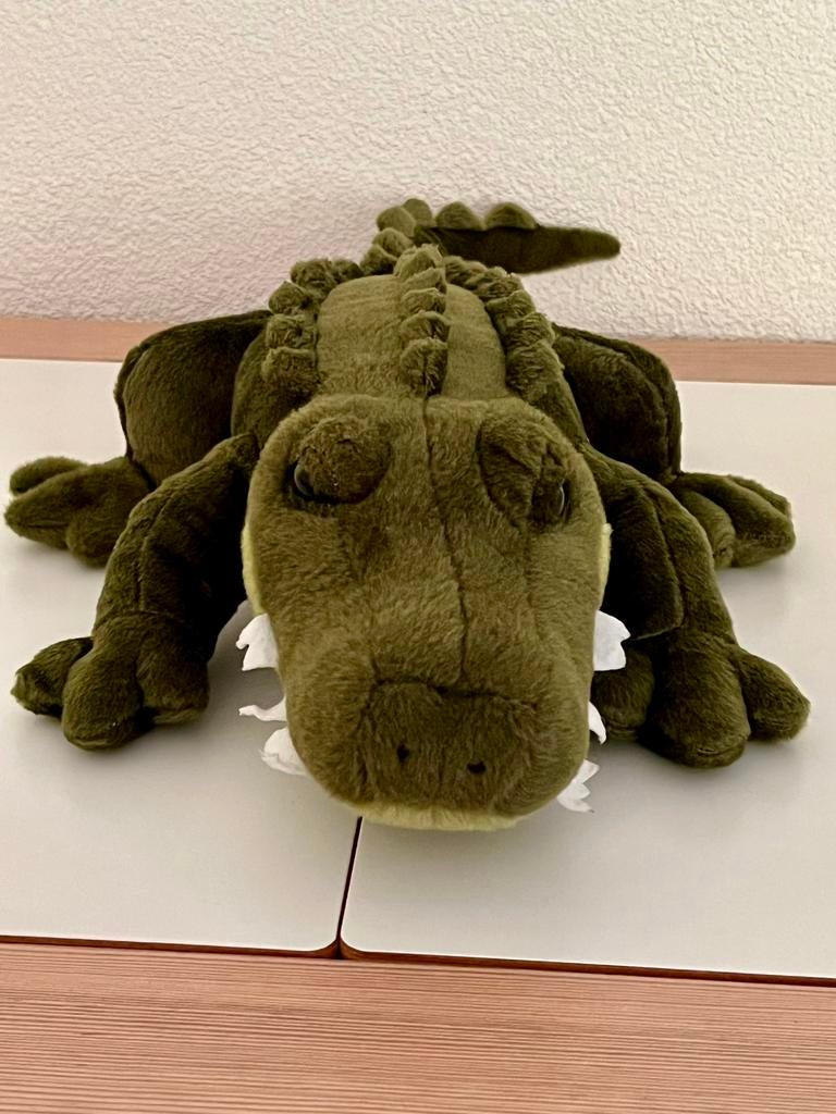 Ravendsen pluche knuffel krokodil, Groen, Overige merken, Overige typen, Ophalen of Verzenden
