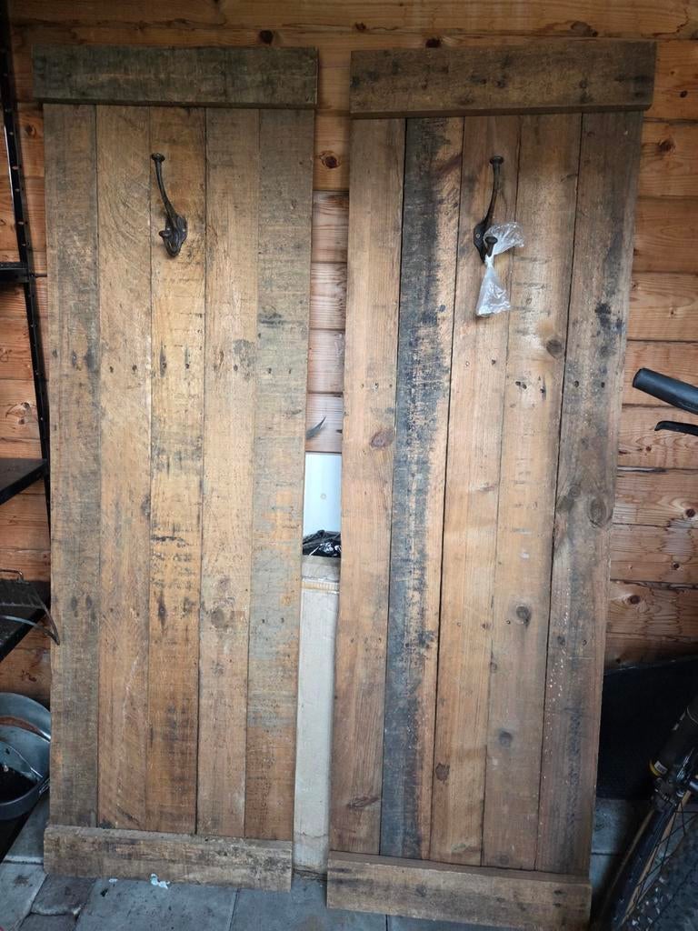 Landelijk Wandbord Wandpaneel 161 x 50 cm Stoer & Stijlvol, Ophalen, Zo goed als nieuw, Hout, Landelijk