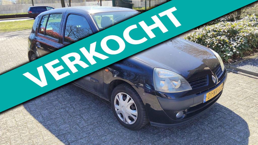Renault Clio 1.2 Comfort , 5-deurs , Airco , goed rijdend !, Auto's, Voorwielaandrijving, Stof, 4 cilinders, Zwart