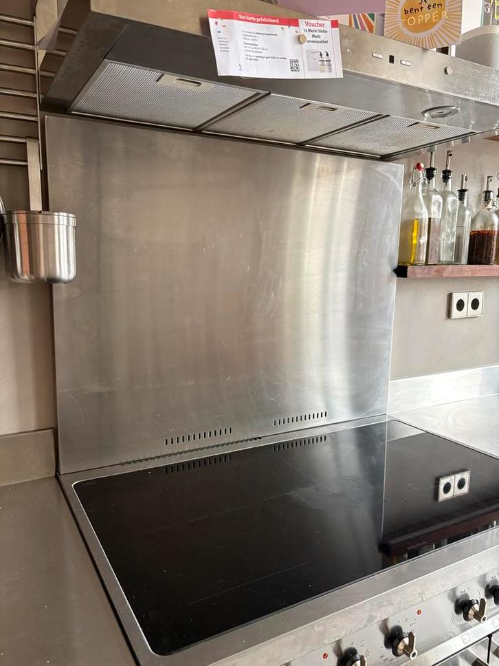 RVS Spatwand 90x69 cm - Keuken Achterwand, Huis en Inrichting, Keuken | Keukenbenodigdheden, Gebruikt, Overige typen, Metaal, Zilver