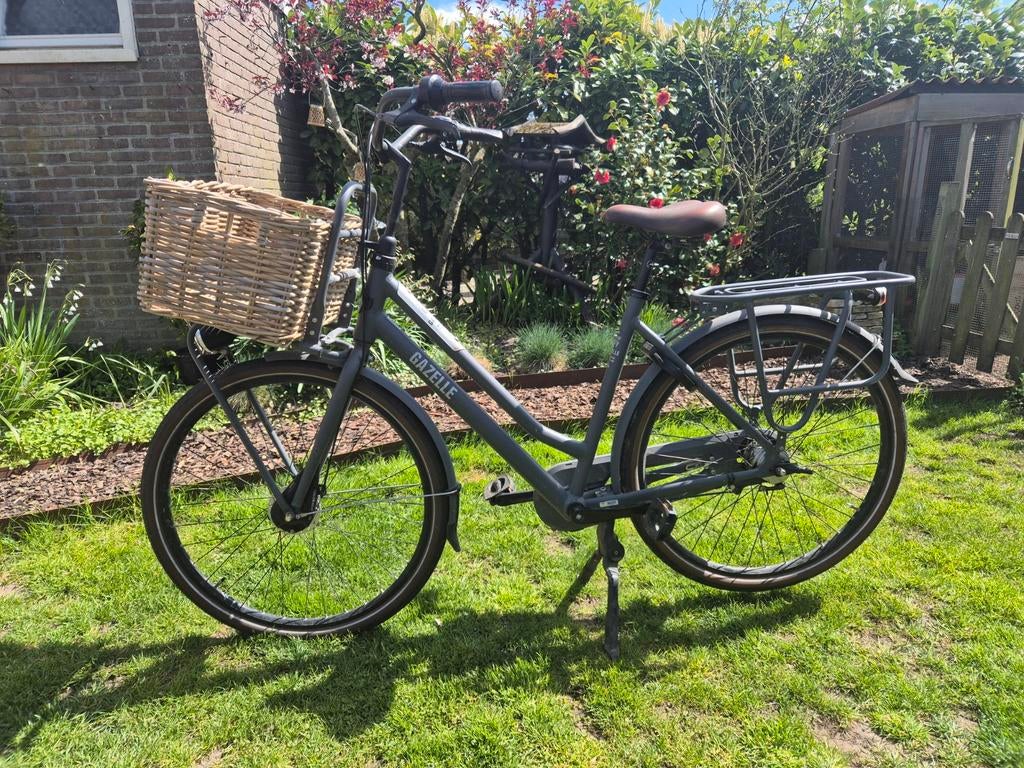 Gazelle HeavyDuty transportfiets met mand, Versnellingen, Ophalen of Verzenden, Gazelle, Trommelrem