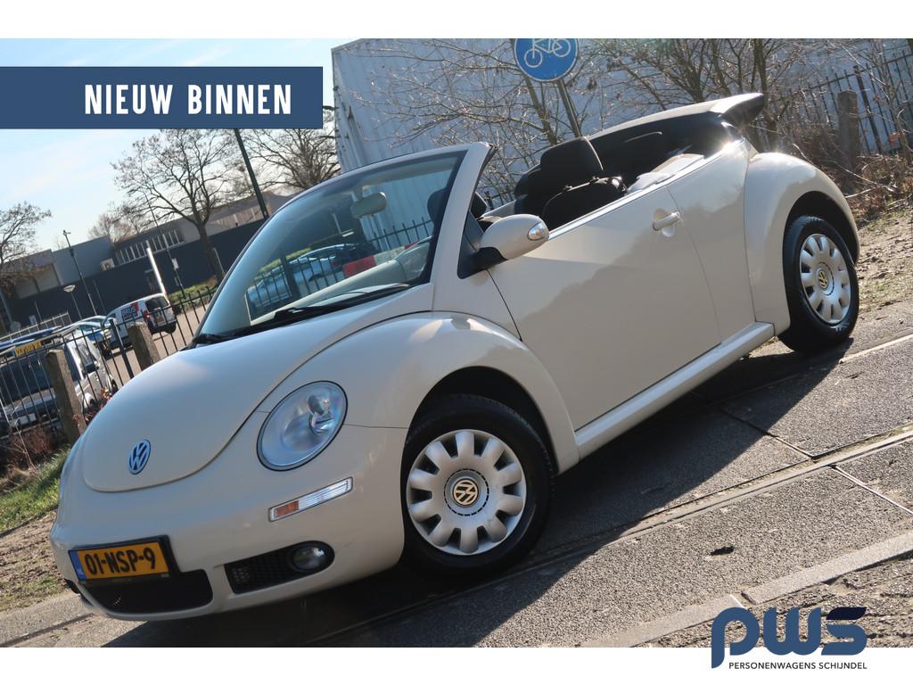Volkswagen New Beetle Cabriolet 1.4-16V Trendline 95 dKm NAP, Auto's, Volkswagen, Voorwielaandrijving, Stof, Gebruikt, Cabriolet