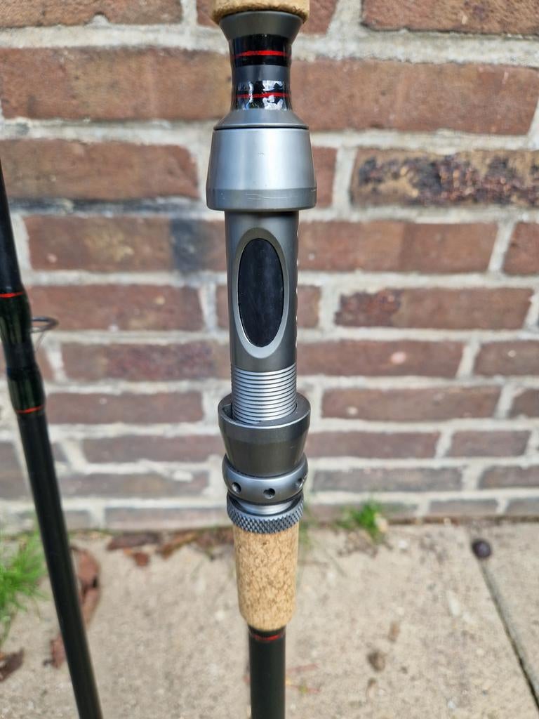 Meerval hengels kurk zeer mooi, Ophalen of Verzenden, Zo goed als nieuw, Werphengel