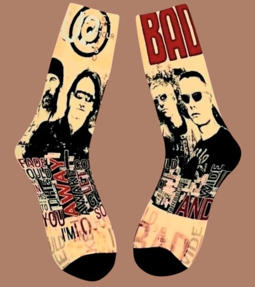 U2 "BAD" SOKKEN, Kleding | Heren, Sokken en Kousen, Ophalen of Verzenden, Nieuw