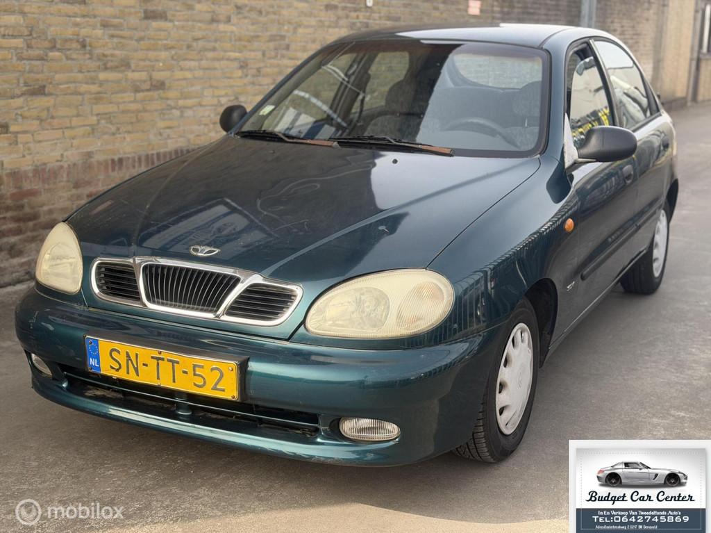 Daewoo Lanos 1.5 SX Automaat, Auto's, Daewoo, 4 cilinders, Origineel Nederlands, Bedrijf, 480 kg