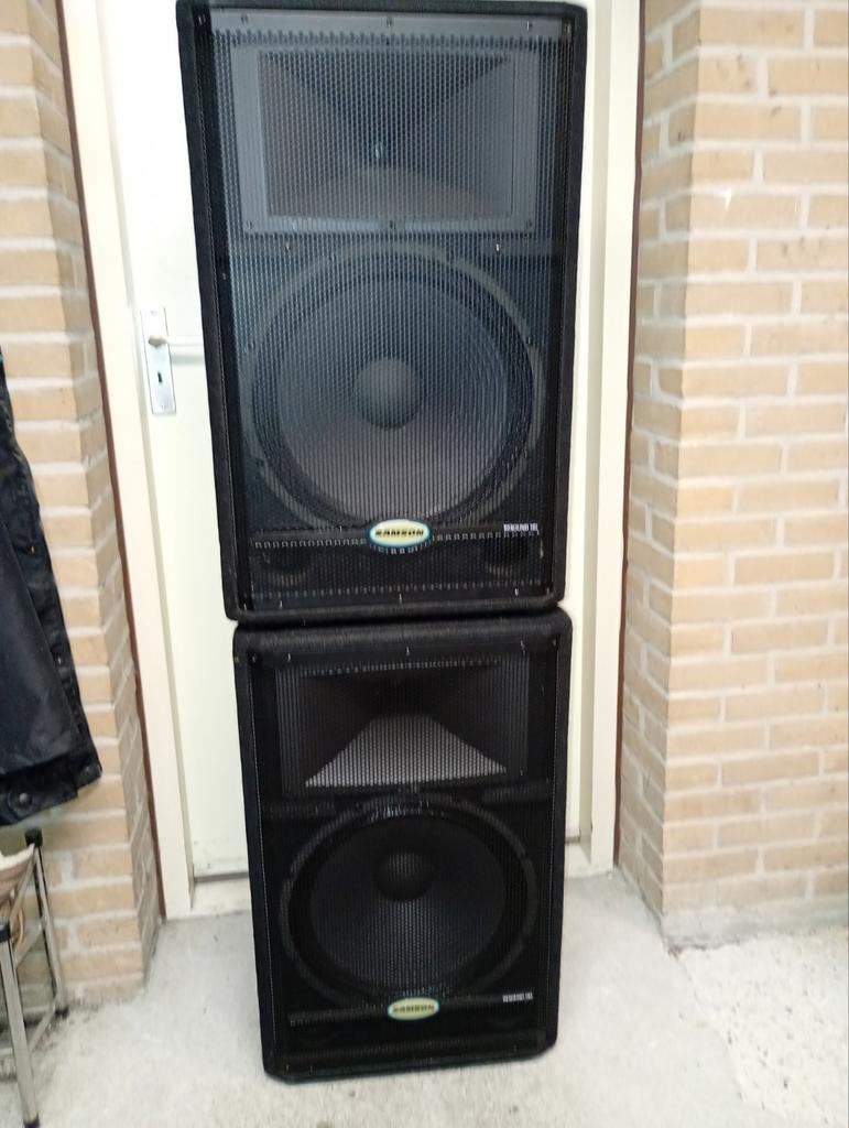Samson RS15HD passieve luidspreker, Ophalen of Verzenden, 120 watt of meer, Front, Rear of Stereo speakers, Overige merken