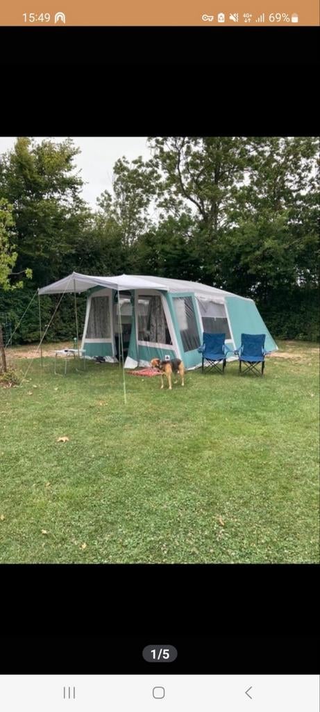 Bungalowtent, Ophalen