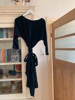 La Dress zwart jurkje vlindermouw met ceintuur, Kleding | Dames, Jurken, Verzenden, Zwart, La Dress, Maat 42/44 (L)