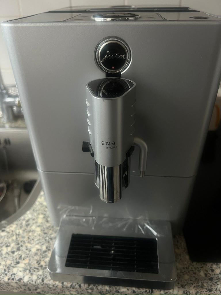 Jura ENA Micro 9 Espresso volautomaat, Witgoed en Apparatuur, Koffiezetapparaten, Ophalen of Verzenden, Gebruikt, Espresso apparaat