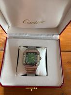 Cartier santos 41 mm, Overige merken, Staal, Staal, Verzenden