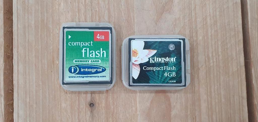 Compact flash kaarten - 4GB CF kaarten [ prijs is p.s. ], Audio, Tv en Foto, Fotografie | Geheugenkaarten, Ophalen of Verzenden