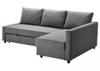 IKEA FRIHETEN Slaapbank met opbergruimte Sofa bed w. storage, Ophalen, Tweepersoons, 140 cm, Zo goed als nieuw