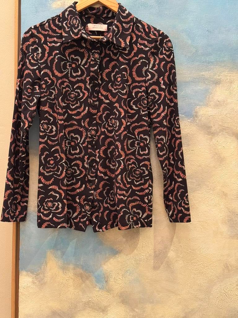 Studio Anneloes Poppy marker blouse L NIEUW, Ophalen of Verzenden, Nieuw, Zwart, Lange mouw