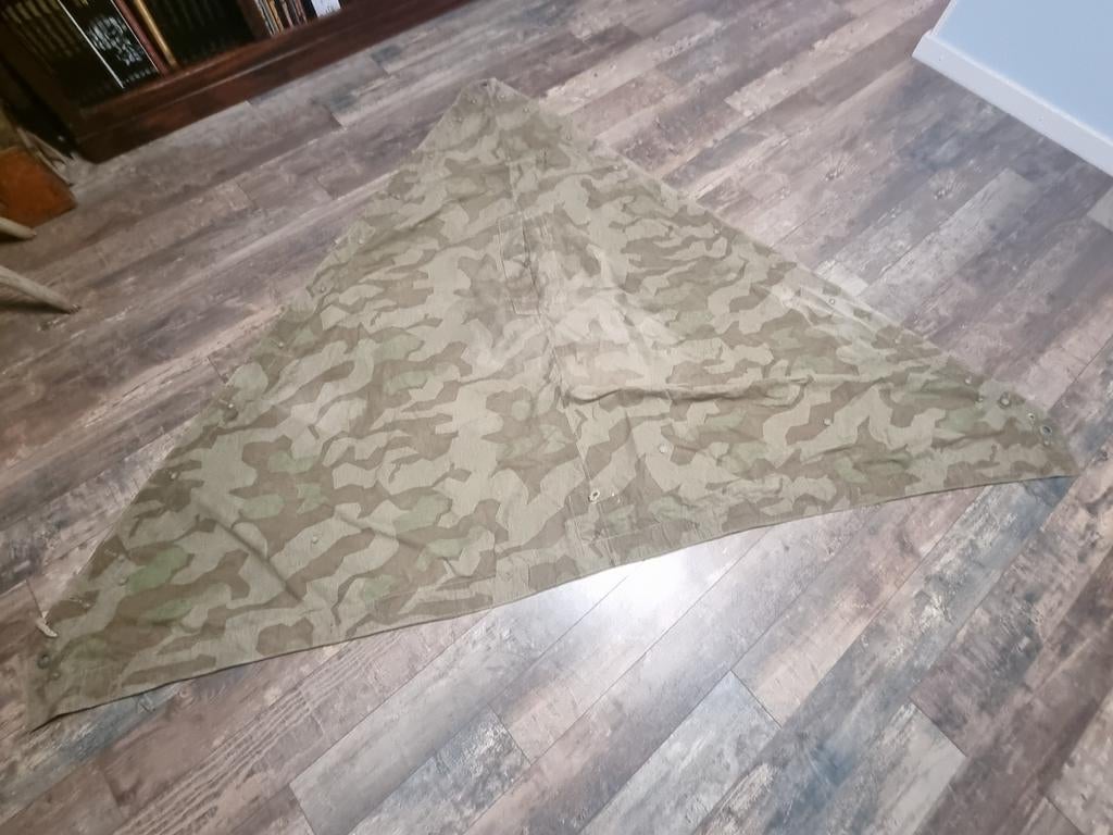 Duits WOII zeltbahn tentzeil splittertarn wehrmacht, Verzamelen, Militaria | Tweede Wereldoorlog, Ophalen of Verzenden, Duitsland