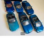 5 blauwe schaal 1:24 verschillende auto’s, Ophalen of Verzenden, Zo goed als nieuw, Auto, Overige merken