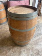Wijnton Eikenhout met wijnhuisopdruk, Tuin en Terras, 150 liter of meer, Ophalen, Gebruikt, Hout