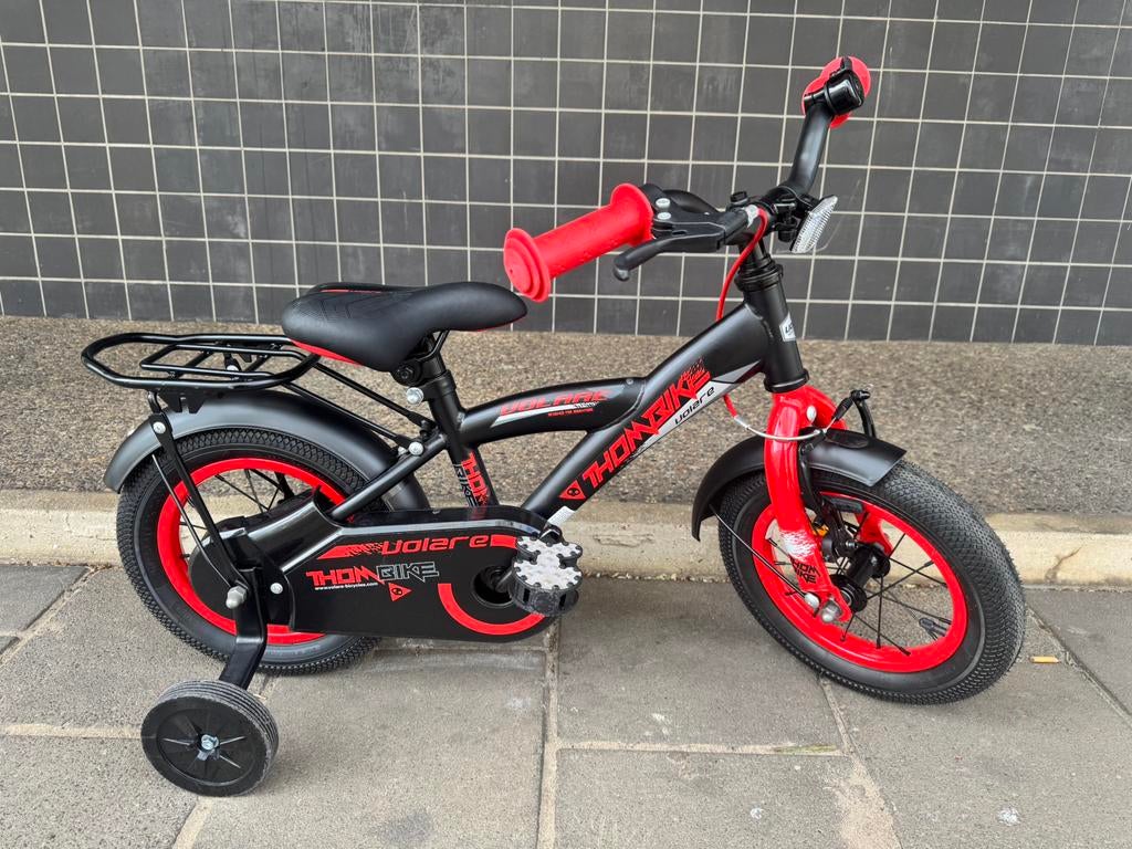 Nieuwe Volare Thombike 12 inch - zwart rood, Fietsen en Brommers, Fietsen | Kinderfietsjes, Ophalen, Nieuw, Minder dan 16 inch