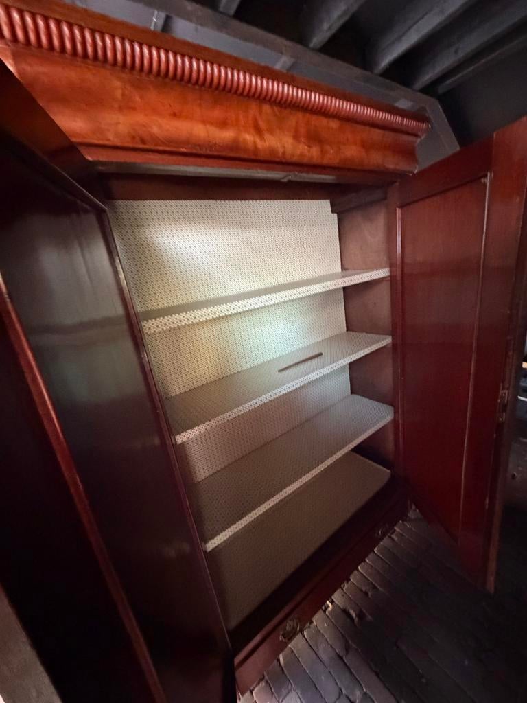 Antieke Mahonie Biedermeier Kast, Antiek en Kunst, Antiek | Meubels | Kasten, Ophalen