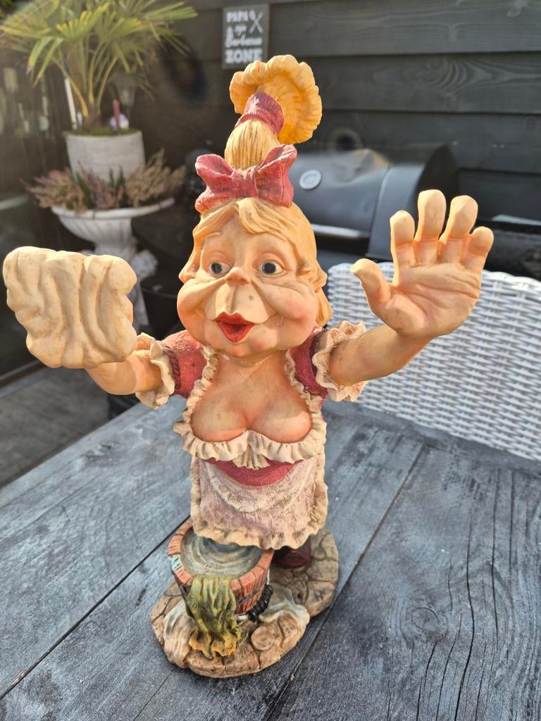 Unieke Laaf Tuinbeelden in Zeer Goede Staat, Tuin en Terras, Tuinbeelden, Zo goed als nieuw, Tuinkabouter, Overige materialen