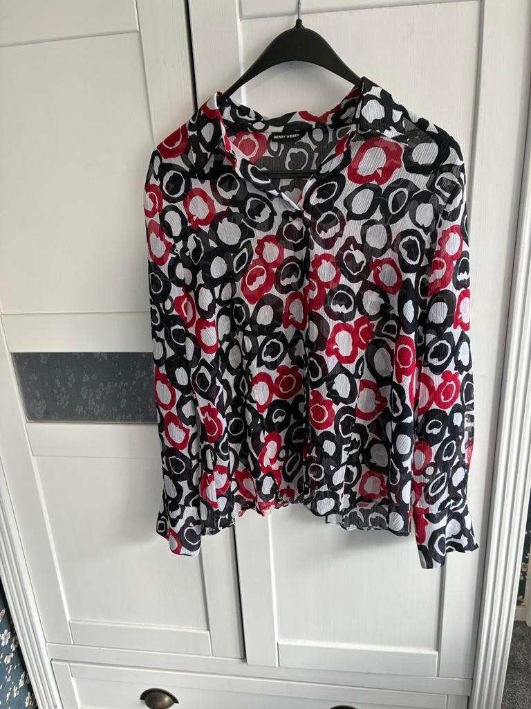 Blouse Gerry Weber, Ophalen of Verzenden, Zo goed als nieuw, Maat 46/48 (XL) of groter, Korte mouw