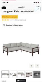 Nieuwe Hoek tuinbank - Perfect voor uw buitenruimte!, Ophalen, 5 zitplaatsen, Loungeset, Bank