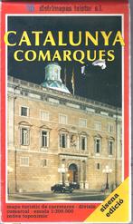Pl259 plattegrond catalunya comarques, Gelezen, 2000 tot heden, Ophalen of Verzenden, Landkaart