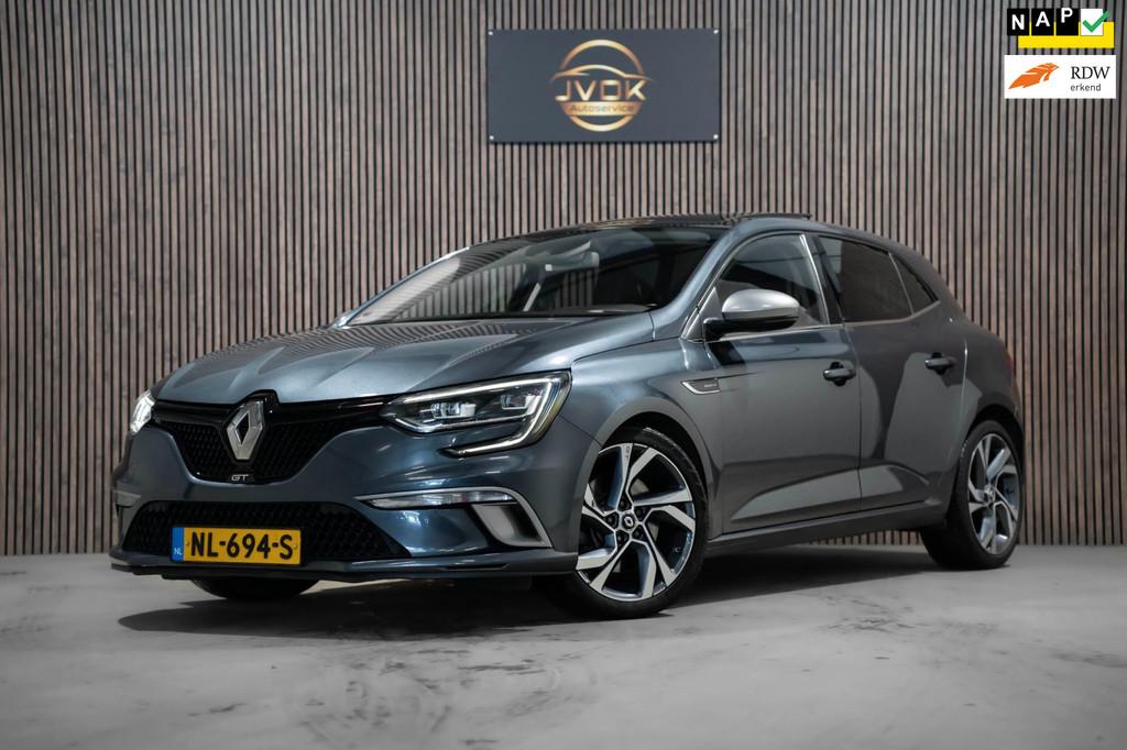 Renault Mégane 1.6 TCe GT LED PANO AUTOMAAT, Auto's, Renault, Gebruikt, 4 cilinders, Origineel Nederlands, Parkeersensor