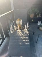 Diverse lampen: Kroonluchter en Tiffany-stijl lampen, Ophalen of Verzenden, Gebruikt, Glas