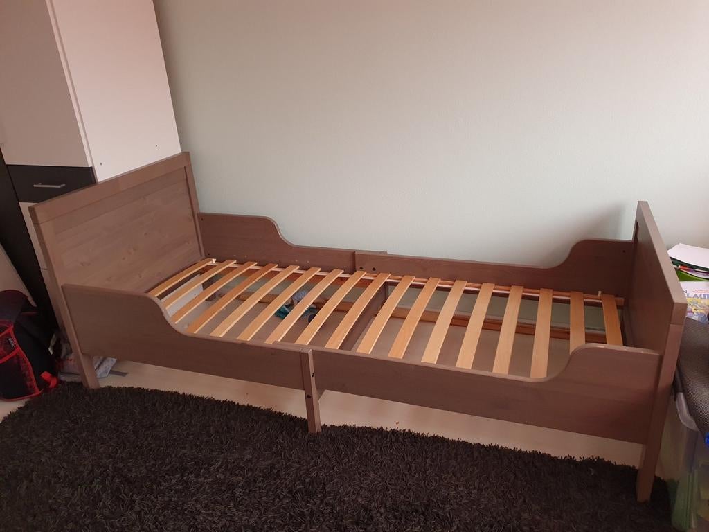 Meegroeibed, Huis en Inrichting, Slaapkamer | Bedden, Ophalen, Verstelbaar, 90 cm, Eenpersoons