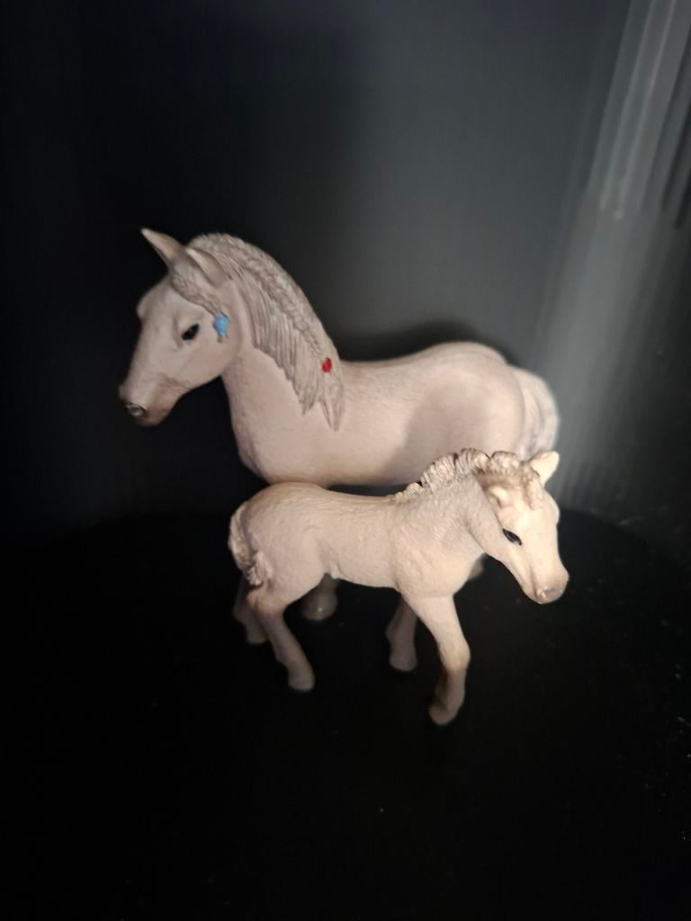 Schleich paard met veulen, Ophalen of Verzenden