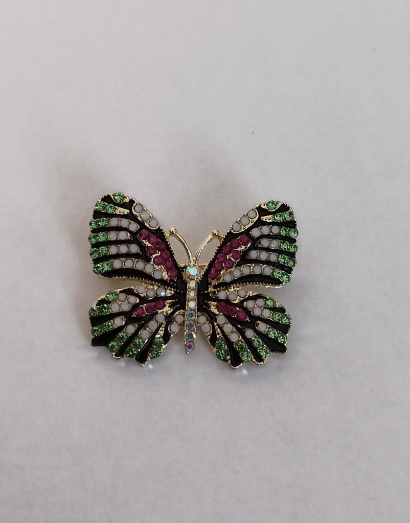 Vlinder broche, Overige materialen, Overige kleuren, Minder dan 4 cm, Nieuw