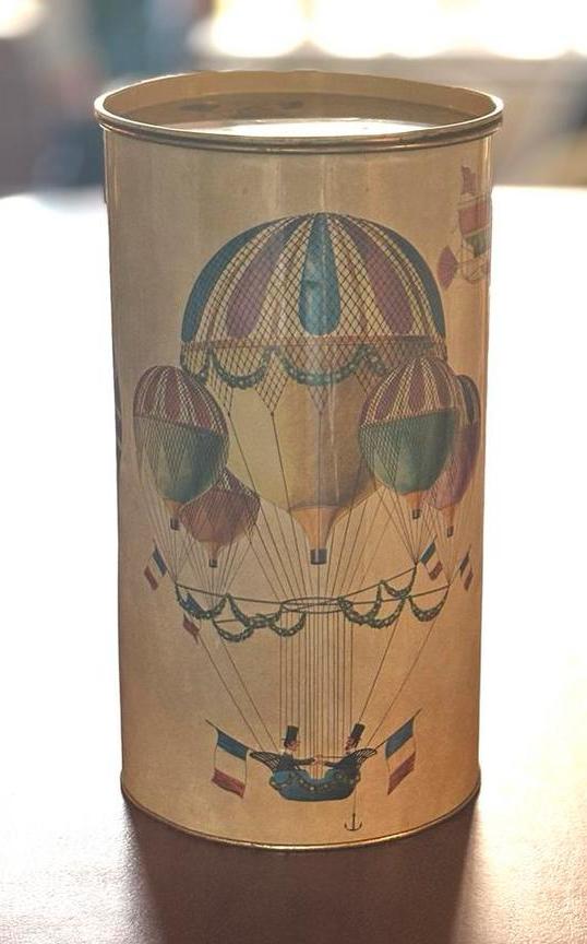 Zeldzame grote Piero Fornasetti blik - Jaren '60 luchtballon, Ophalen of Verzenden, Gebruikt, Overige, Overige merken