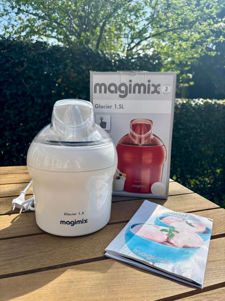 Magimix Le Glacier ijsmachine, Ophalen of Verzenden, Zo goed als nieuw