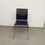 set 3 stuks Ahrend 350 houten / mutiplex stoel - blauw, Ophalen, Gebruikt, Blauw, Vijf, Zes of meer stoelen