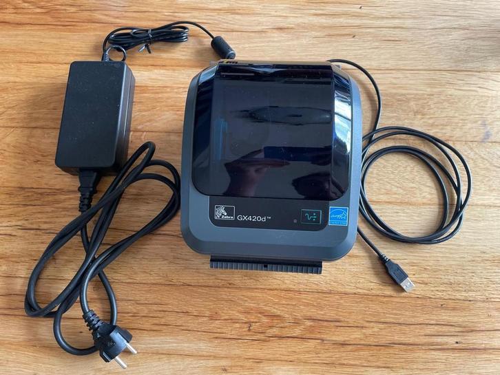 Zebra GX420d Labelprinter - Zo goed als nieuw, Computers en Software, Printers, Zo goed als nieuw, Printer, Thermo-printer, Zwart-en-wit printen