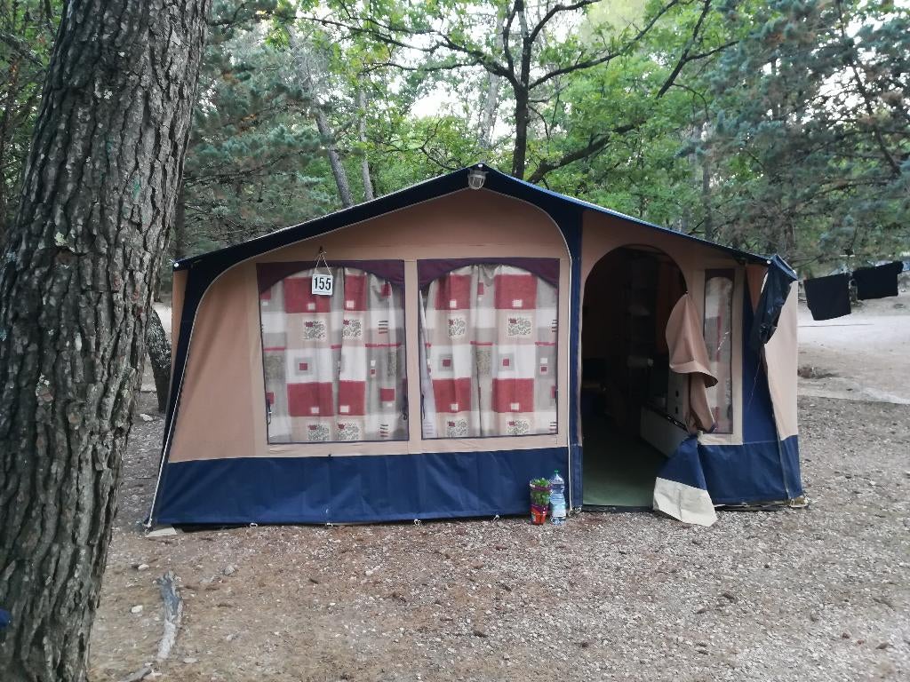 Cabanon Atlantis vouwwagen, Ophalen, Blauw, Cabanon, Aanwezig