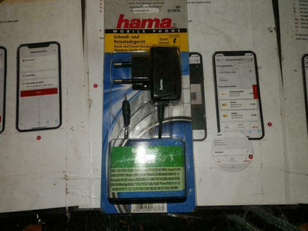 Hama Nokia lader origineel, Telecommunicatie, Mobiele telefoons | Nokia, Ophalen of Verzenden
