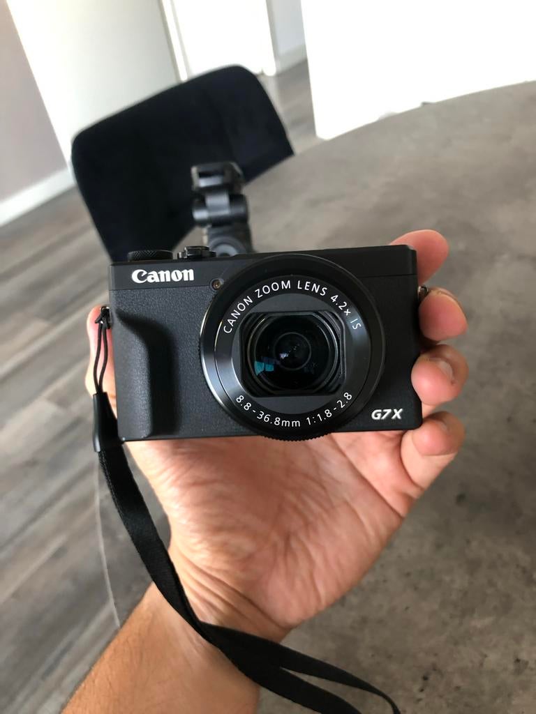 Canon PowerShot G7X Mark III Vlogger Kit - Zo goed als nieuw, Audio, Tv en Foto, Fotocamera's Digitaal, Canon, Compact, Ophalen of Verzenden